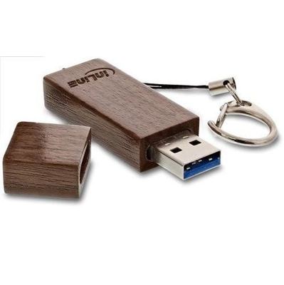 InLine® woodstick USB 3.0 Speicherstick - Walnuss - 128GB