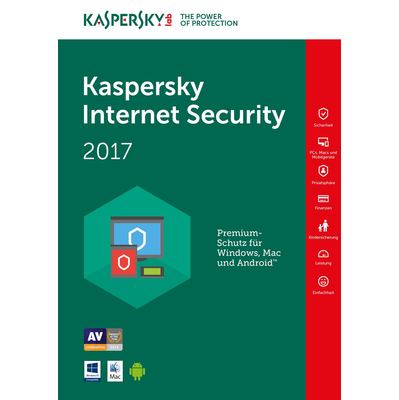 Kaspersky Internet Security 2017 2 Geräte Limited Edition