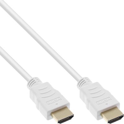 InLine® HDMI Kabel, HDMI-High Speed mit Ethernet, Premium - Stecker Typ A an Stecker Typ A - 2m