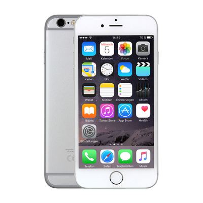 Apple iPhone 6s - 64 GB - Silber - Minimale Gebrauchsspuren