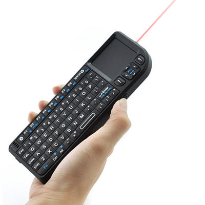 3 in 1 Wireless Mini Bluetooth Keyboard mit Touchpad und Laser Pointer