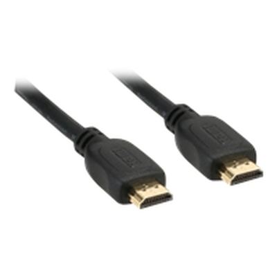 InLine HDMI-High Speed Kabel, Stecker Type A an Stecker Typ A, schwarz - 1m