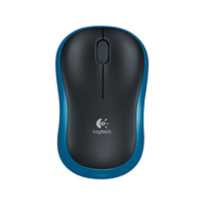 Logitech Wireless Mouse M185 - Schwarz/Blau