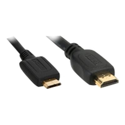 InLine HDMI Mini Kabel, High Speed HDMI, Stecker A auf C - 1m