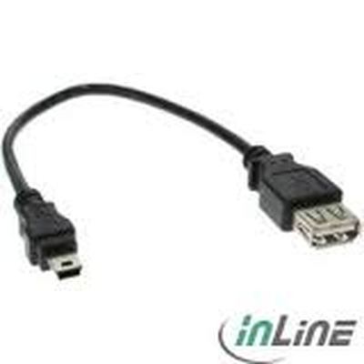 InLine USB 2.0 Adapterkabel Buchse A auf Mini-5pol. Stecker 20cm