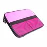 Neopren Sleeve mit Außenfächern, pink, 12''