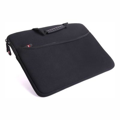 Notebook Neopren Sleeve mit Tragegriff, schwarz -15,6"