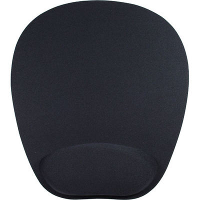 InLine® Maus-Pad Recycled, schwarz, mit Handballenauflage, 243x217x25mm