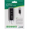 InLine® OTG Card Reader und Hub mit 3 USB 2.0 Ports