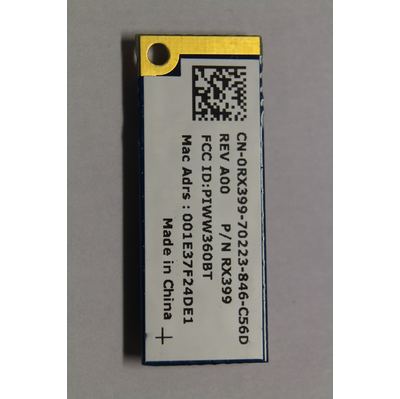 Dell Latitude D620/630 Bluetoothcard REV A00