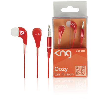 Ohr-Kopfhörer - Oozy - Ear Fusion Rot