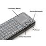 3 in 1 Wireless Mini Bluetooth Keyboard mit Touchpad und Laser Pointer