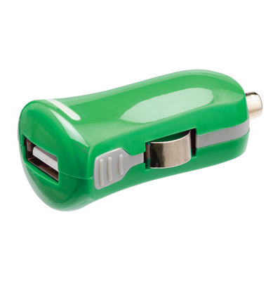 Valueline USB KFZ-Ladegerät USB-Buchse (Typ A) - 12 V KFZ-Anschluss - grün