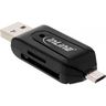 InLine® OTG Card Reader DUAL - USB - microSD - SD