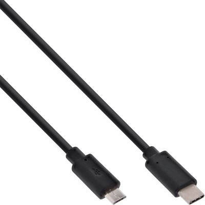 InLine USB 2.0 Kabel Typ C Stecker auf Micro