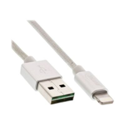 InLine Lightning USB Kabel 2m - grau