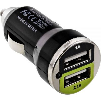 InLine® USB KFZ Dual USB Ladegerät 12V/24V