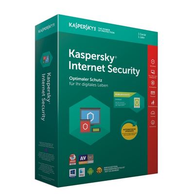 Kaspersky Internet Security 2018 - 1 User + And. Sierra Box