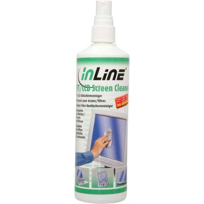 InLine® Bildschirmreiniger für Monitore / TFT / LCD, Pumpspray 250ml