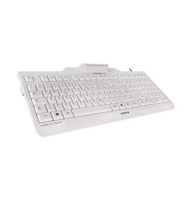 CHERRY KC 1000 SC - USB SmartCard Tastatur - Deutsch / Weiß