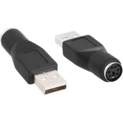 InLine - USB PS/2 Adapter - USB Stecker A auf PS/2 Buchse