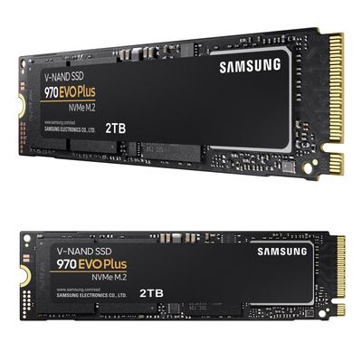 Samsung 970 EVO PLUS - M.2 PCIe/NVMe SSD - 3.0 x4 - 2 TB