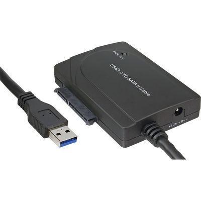 InLine® USB 3.0 zu SATA II Konverter Kabel, mit Netzteil