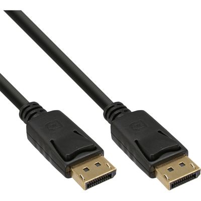 DisplayPort Kabel, Stecker / Stecker, schwarz, vergoldete Kontakte 0,5m
