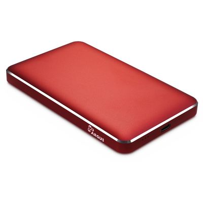 Festplattengehäuse für 2.5" (6,35cm) - USB 3.1 - Typ C Rot