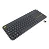 Logitech K400 Plus - Wireless Touch Keyboard - weiß