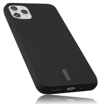 TPU Hülle schwarz mit Logo grau für Apple iPhone 11 Pro Max