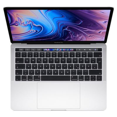 Apple MacBook Pro Retina 13" Touch Bar - 2019 - A2159 - 8GB - 128GB SSD - Silber - Minimale Gebrauchsspuren