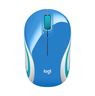 Logitech M187 Wireless Mini Mouse - Blau