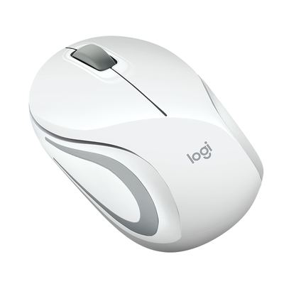Logitech M187 Wireless Mini Mouse - Weiß