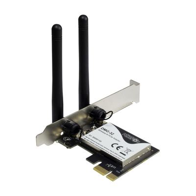 DMG-35 PCIe WLAN Adapter - WiFi 6 (802.11 ax) + Bluetooth 5.0 - 2 Antennen