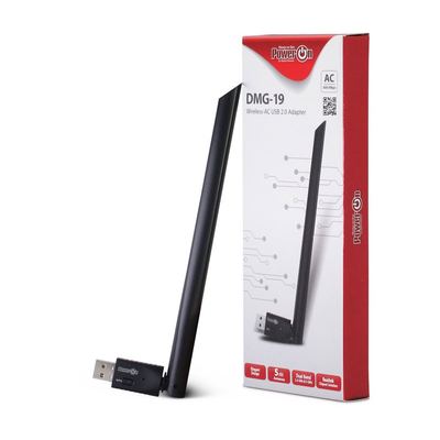 DMG-19 USB WLAN Stick mit Zusatzantenne - WiFi 5 (802.11 bgn/ac)