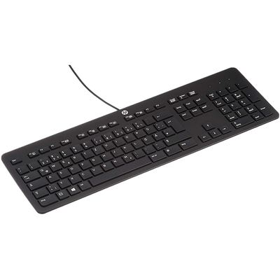 HP USB Business Slim-Tastatur - schwarz