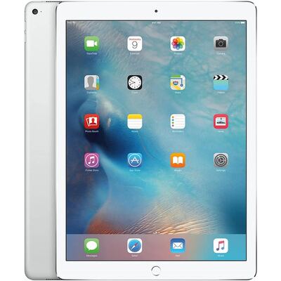 Apple iPad Pro - 1. Generation (2015) - 128 GB - Wi-Fi + Cellular - Silber - Normale Gebrauchsspuren