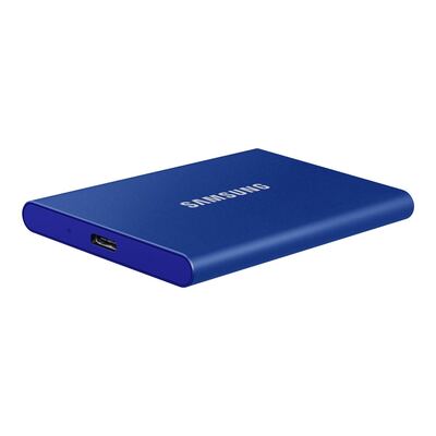SAMSUNG Portable SSD T7 - USB 3.2 Gen2 - 500GB - Blau