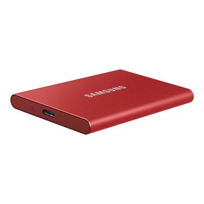 SAMSUNG Portable SSD T7 - USB 3.2 Gen2 - 2TB - Rot