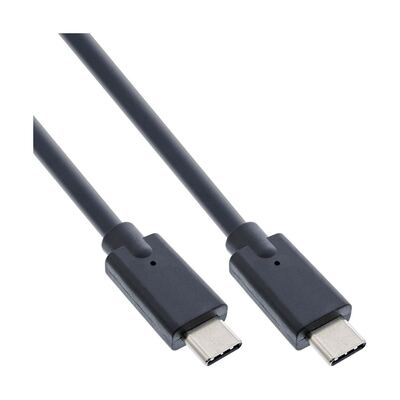 InLine USB 3.2 Gen 2x2 Kabel, USB Typ-C Stecker zu Stecker - 4K/60Hz - PD 100W - 1,5m - schwarz