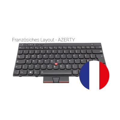 Keyboard für Lenovo ThinkPad T430 X230 T530 W530 L530 - FR AZERTY - Renew - Französisch (AZERTY)