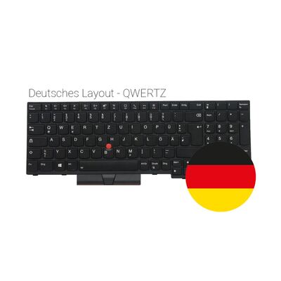 Deutsches Keyboard für Lenovo ThinkPad T15 P15s Gen1 Gen2 - ReNew