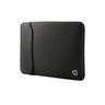HP Neopren Reversible Sleeve - Notebook Wendehülle - - 15,6" - schwarz/silber
