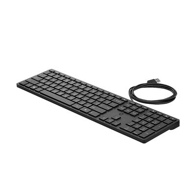 HP Halley USB SLIM Tastatur - schwarz