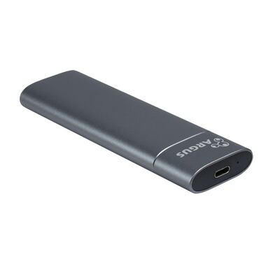 ARGUS SSD Gehäuse für M.2 SATA oder NVMe SSD zu USB 3.2 Gen2 Type