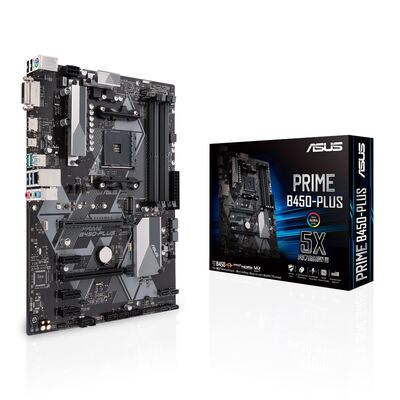 Asus Prime B450-Plus AMD B450 So.AM4 Dual Channel DDR4 ATX