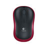 Logitech Wireless Mouse M185 rot - Schwarz/Rot