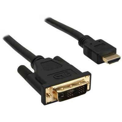 InLine HDMI auf DVI Kabel - HDMI Typ A Stecker auf DVI 18+1 Stecker - 2m
