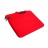 Notebook Neopren Sleeve mit Tragegriff - 14" - Rot